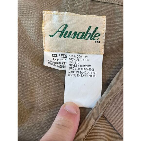 Ausable Sport Fishing Vest NWT Tan Sz XXL - Picture 4 of 6